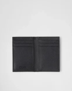 Hombre Prada CARTERAS Y TARJETEROS^Tarjetero De Piel