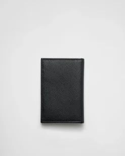 Hombre Prada CARTERAS Y TARJETEROS^Tarjetero De Piel