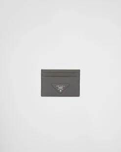 Hombre Prada CARTERAS Y TARJETEROS^Tarjetero De Piel
