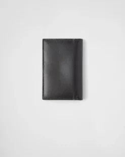Hombre Prada CARTERAS Y TARJETEROS^Tarjetero De Piel
