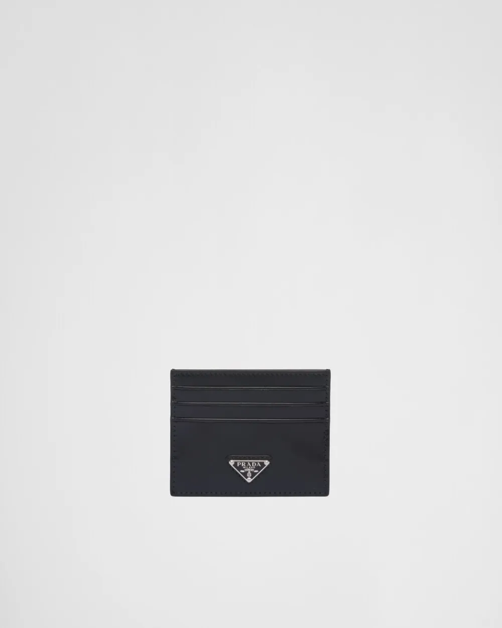 Mujer Prada CARTERAS Y TARJETEROS^Tarjetero De Piel Cepillada
