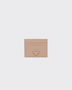 Mujer Prada CARTERAS Y TARJETEROS^Tarjetero De Piel Saffiano