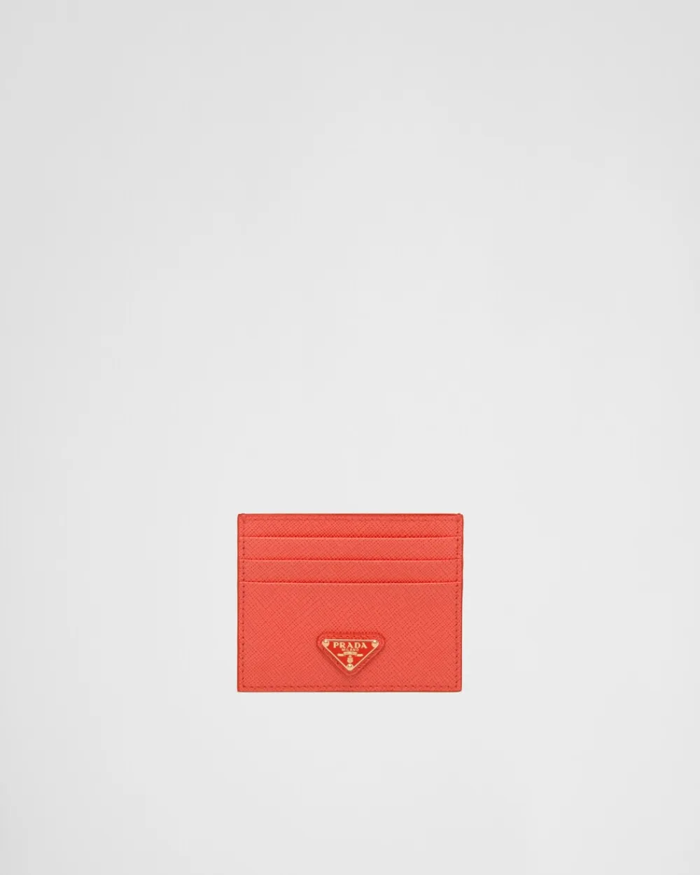 Mujer Prada CARTERAS Y TARJETEROS^Tarjetero De Piel Saffiano
