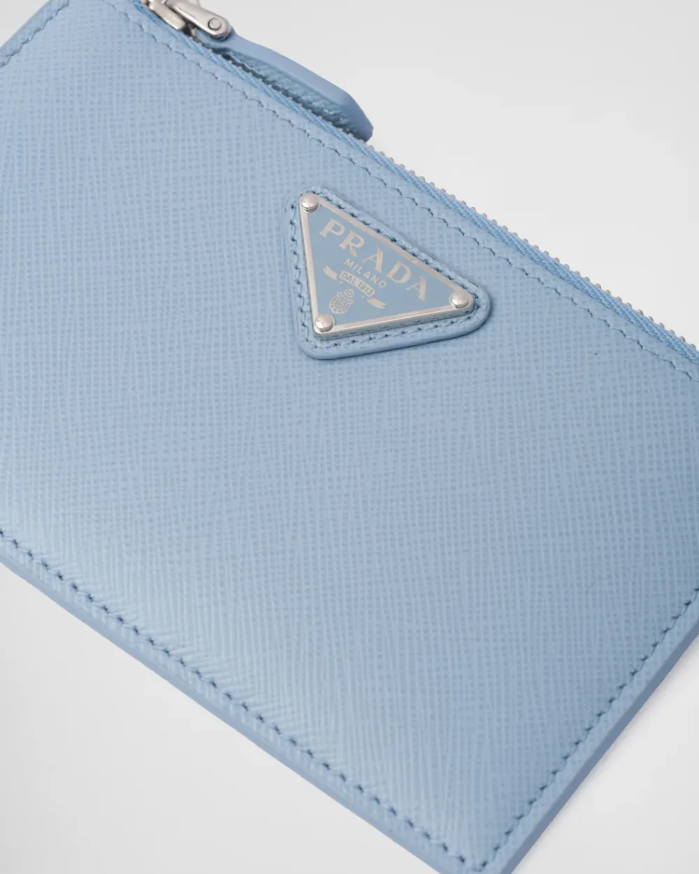 Mujer Prada CARTERAS Y TARJETEROS^Tarjetero De Piel Saffiano