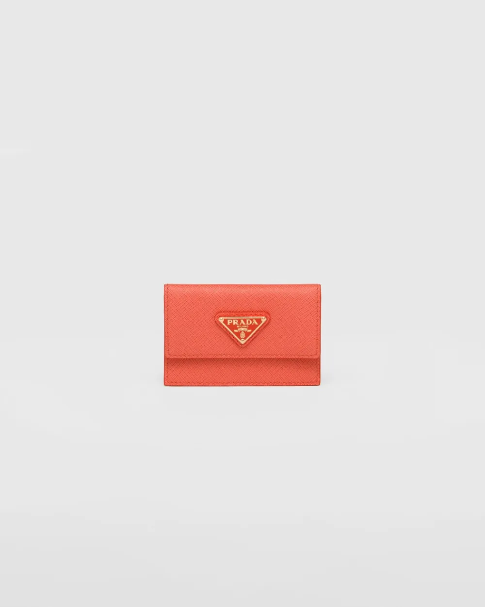 Mujer Prada CARTERAS Y TARJETEROS^Tarjetero De Piel Saffiano