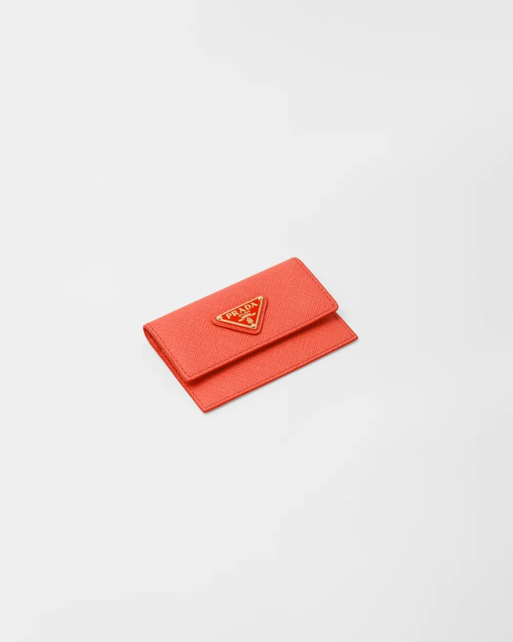 Mujer Prada CARTERAS Y TARJETEROS^Tarjetero De Piel Saffiano