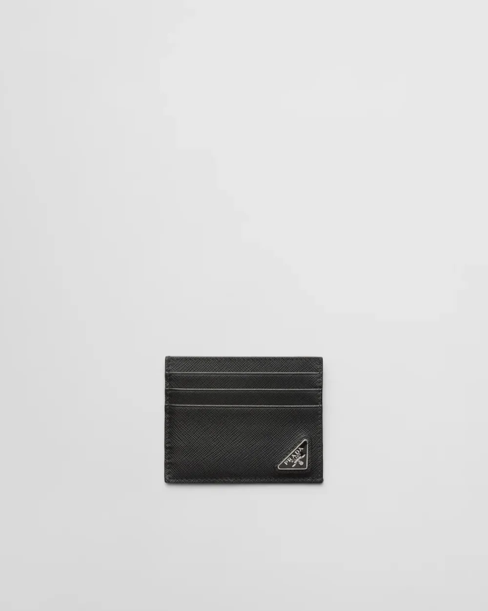 Hombre Prada CARTERAS Y TARJETEROS^Tarjetero De Piel Saffiano