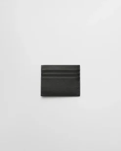 Hombre Prada CARTERAS Y TARJETEROS^Tarjetero De Piel Saffiano