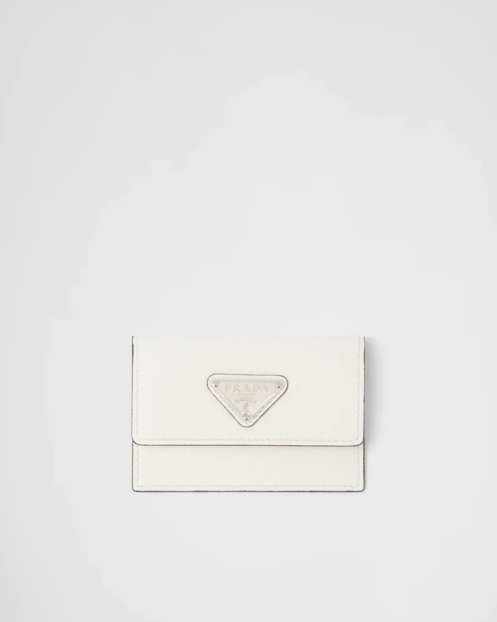 Hombre Prada CARTERAS Y TARJETEROS^Tarjetero De Piel Saffiano