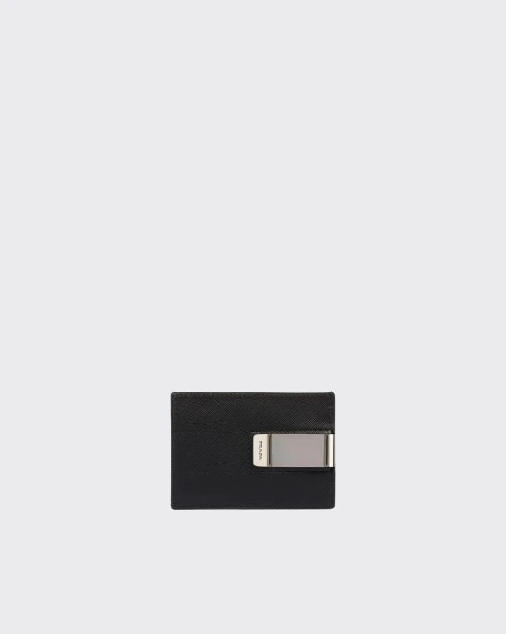 Hombre Prada CARTERAS Y TARJETEROS^Tarjetero De Piel Saffiano