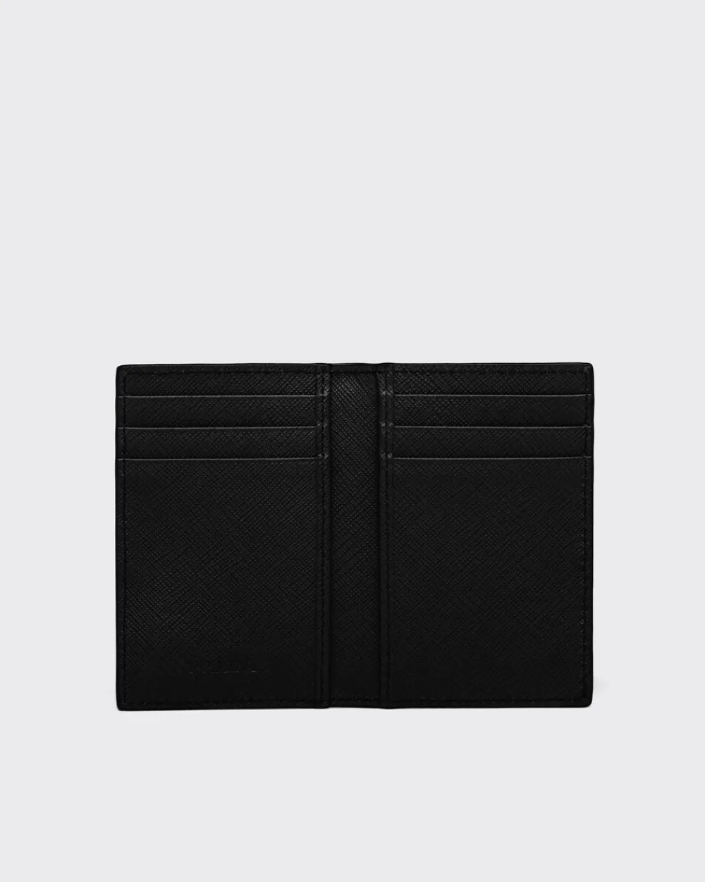 Hombre Prada CARTERAS Y TARJETEROS^Tarjetero De Piel Saffiano