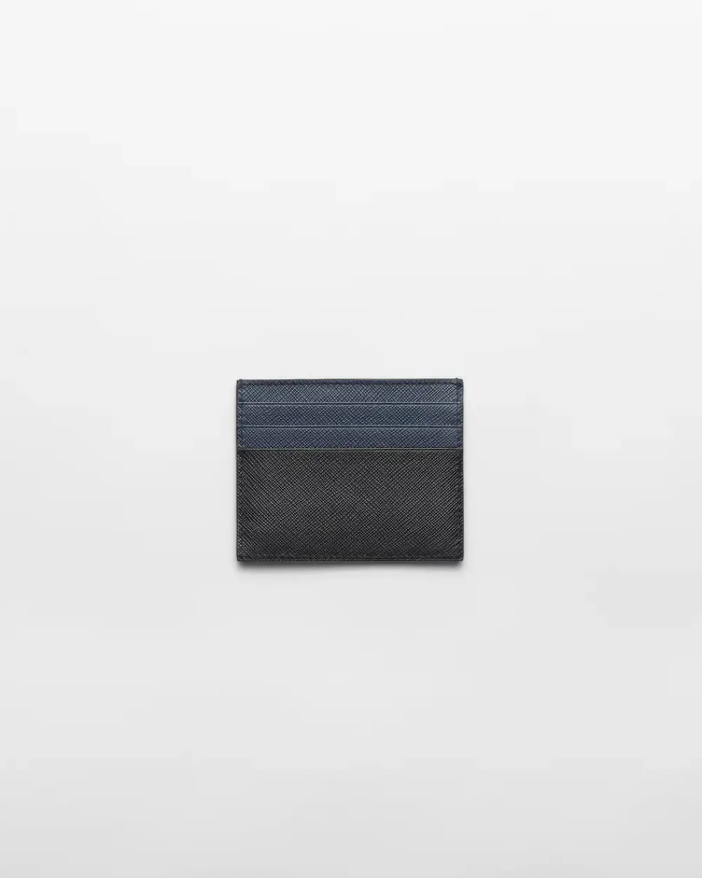 Hombre Prada CARTERAS Y TARJETEROS^Tarjetero De Piel Saffiano