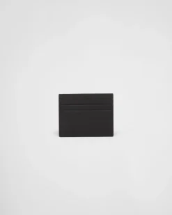 Mujer Prada CARTERAS Y TARJETEROS^Tarjetero De Piel Saffiano