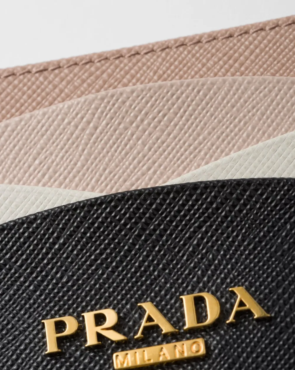 Mujer Prada CARTERAS Y TARJETEROS^Tarjetero En Piel Saffiano