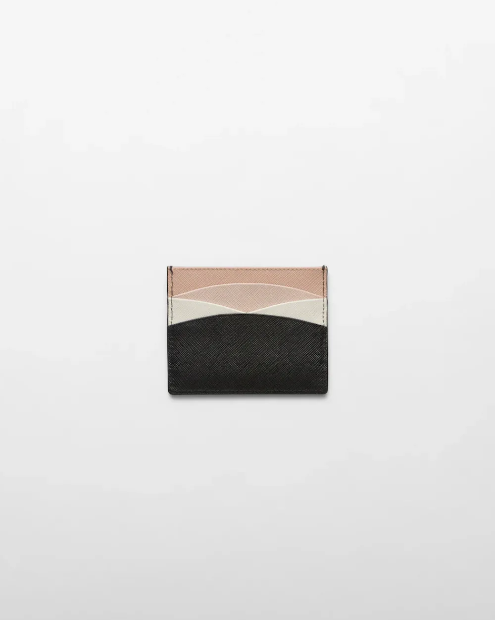 Mujer Prada CARTERAS Y TARJETEROS^Tarjetero En Piel Saffiano
