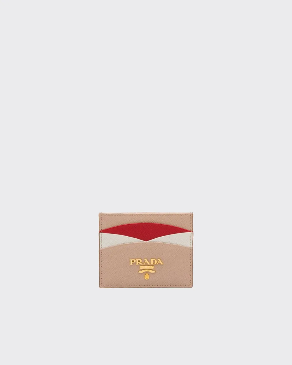 Mujer Prada CARTERAS Y TARJETEROS^Tarjetero En Piel Saffiano