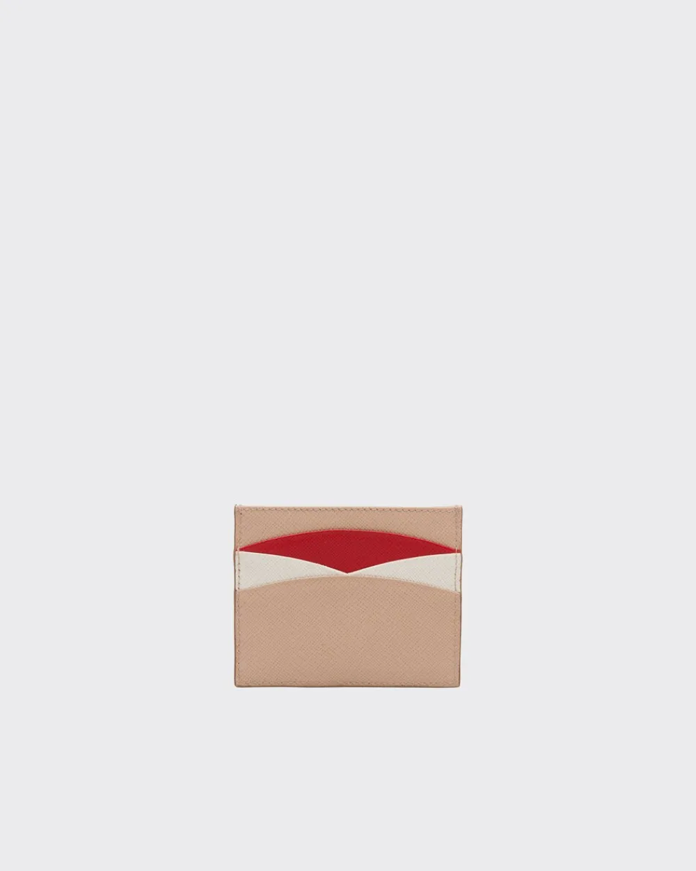 Mujer Prada CARTERAS Y TARJETEROS^Tarjetero En Piel Saffiano