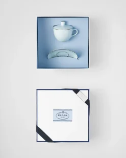 Prada TÉ Y CAFÉ^Taza De Café De Porcelana - Celadon