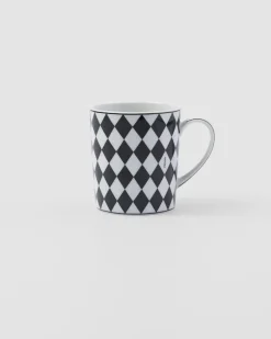 Prada TÉ Y CAFÉ^Taza De Porcelana - Checkerboard