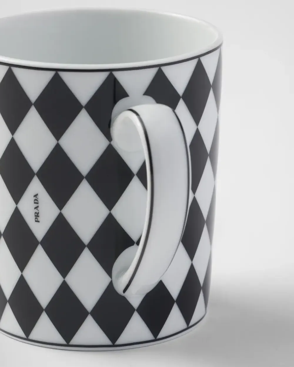 Prada TÉ Y CAFÉ^Taza De Porcelana - Checkerboard