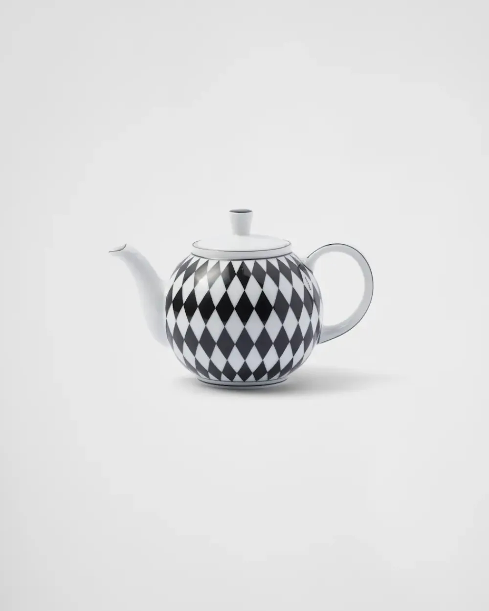 Prada TÉ Y CAFÉ^Tetera De Porcelana - Checkerboard