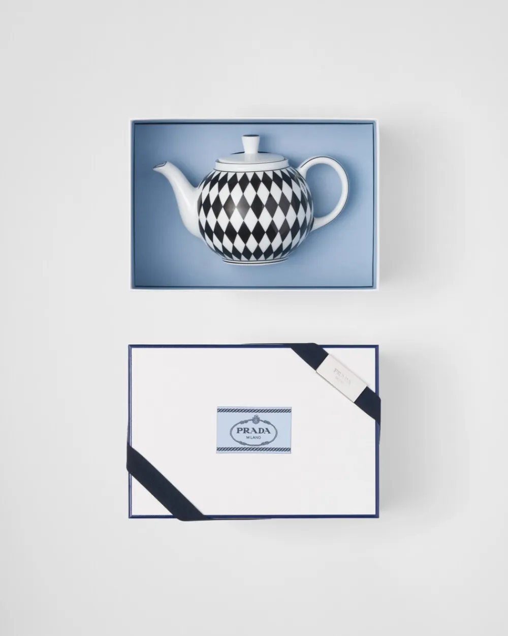 Prada TÉ Y CAFÉ^Tetera De Porcelana - Checkerboard