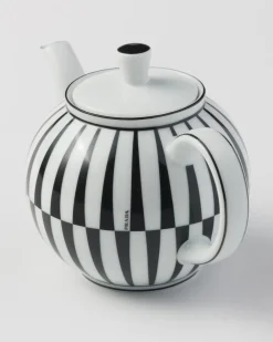 Prada TÉ Y CAFÉ^Tetera De Porcelana - Stripes