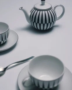 Prada TÉ Y CAFÉ^Tetera De Porcelana - Stripes