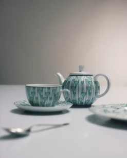 Prada TÉ Y CAFÉ^Tetera De Porcelana - Vienna Green