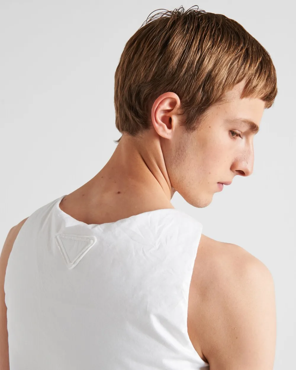 Hombre Prada CAMISETAS Y POLOS|ROPA DE ABRIGO^Top De Algodón Acolchado