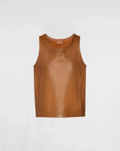 Hombre Prada ROPA DE PIEL^Top De Napa