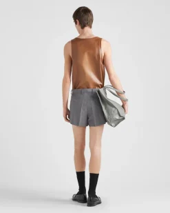 Hombre Prada ROPA DE PIEL^Top De Napa