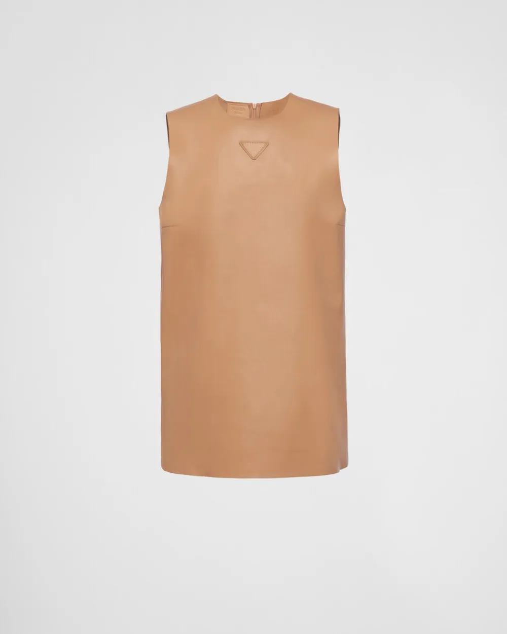 Mujer Prada ROPA DE PIEL^Top De Napa Elástica