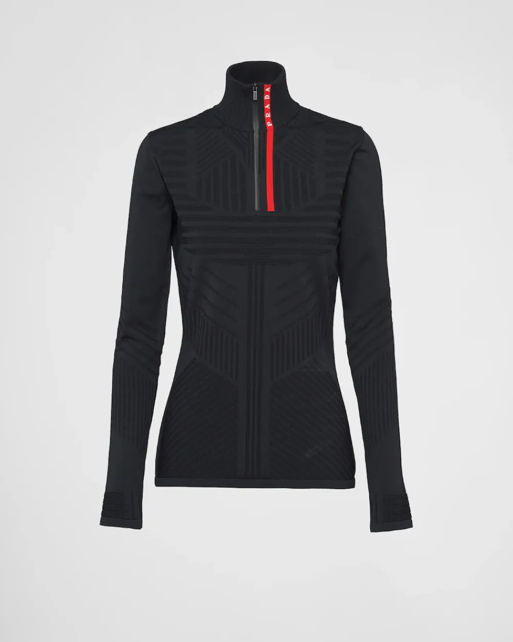 Mujer Prada ROPA^Top De Piqué Y Re-nylon Técnico