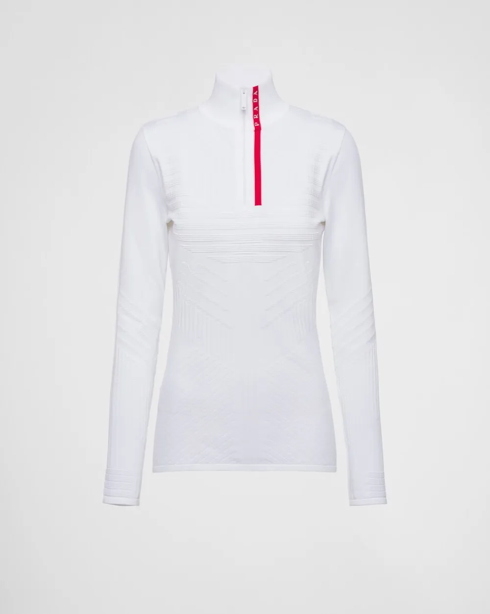 Mujer Prada ROPA^Top De Piqué Y Re-nylon Técnico