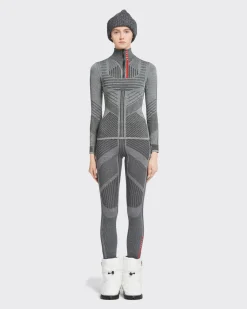 Mujer Prada ROPA^Top Deportivo Piqué Y Re-nylon Técnico Reciclado