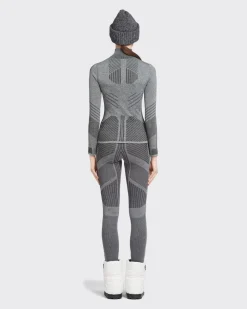 Mujer Prada ROPA^Top Deportivo Piqué Y Re-nylon Técnico Reciclado