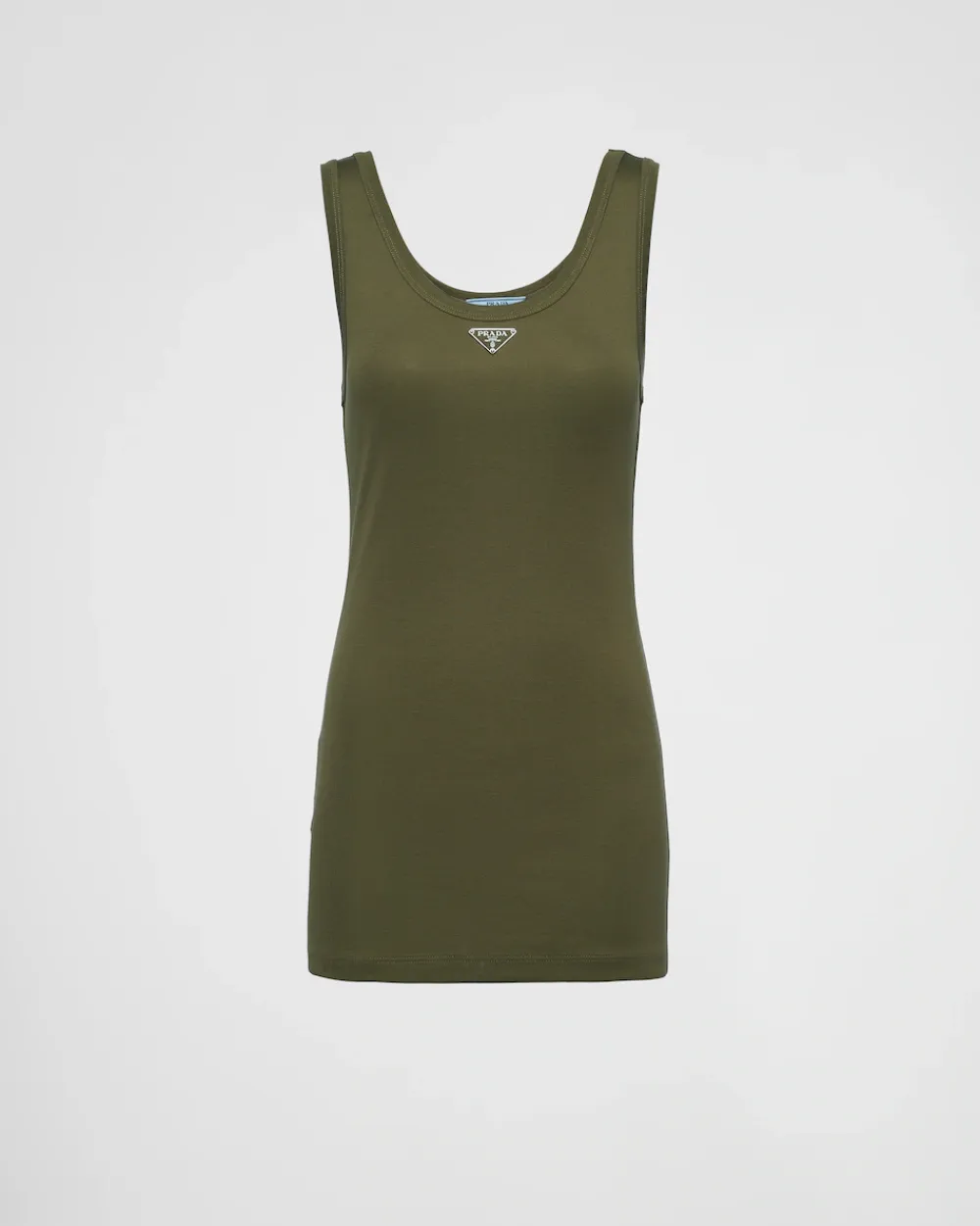 Mujer Prada CAMISETAS Y SUDADERAS^Top De Punto Acanalado