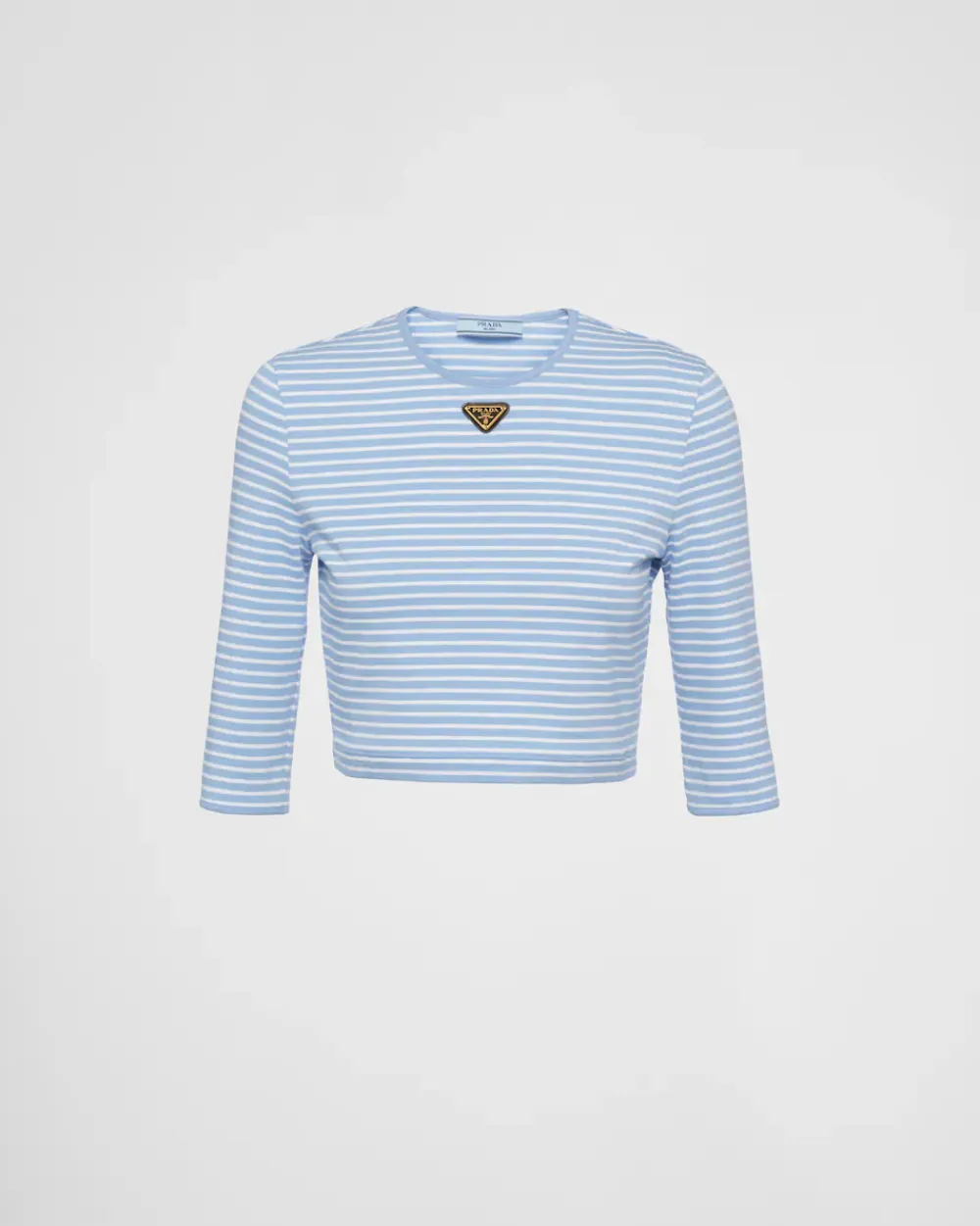 Mujer Prada CAMISETAS Y SUDADERAS^Top De Punto A Rayas