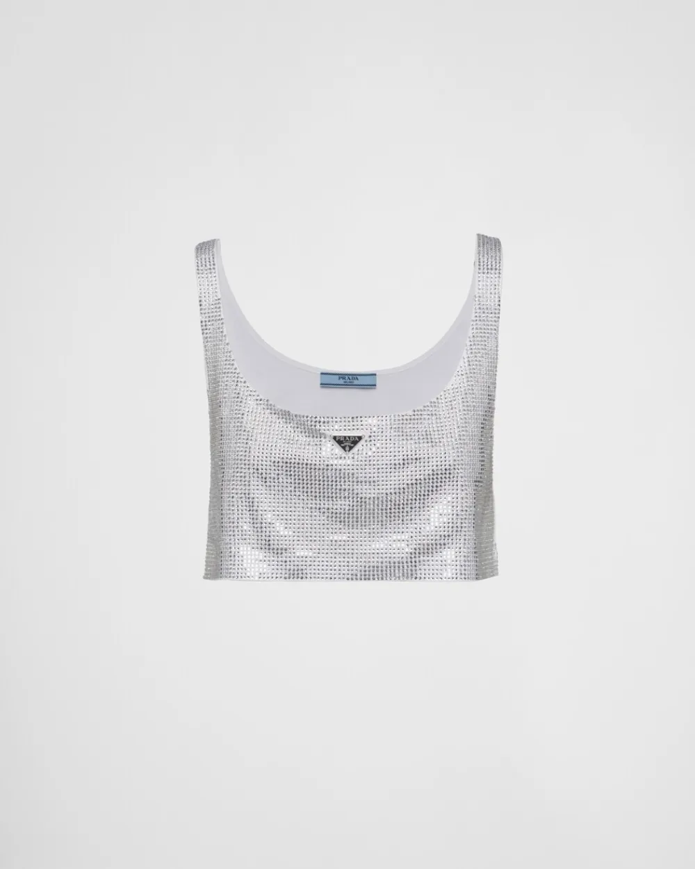 Mujer Prada CAMISETAS Y SUDADERAS^Top De Punto Bordado