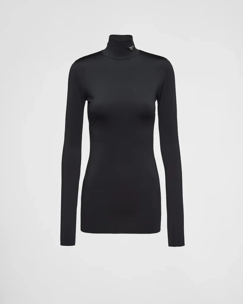 Mujer Prada CAMISETAS Y SUDADERAS^Top De Punto Con Cuello Alto