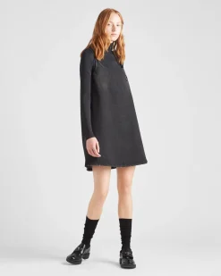 Mujer Prada CAMISETAS Y SUDADERAS^Top De Punto Con Cuello Alto