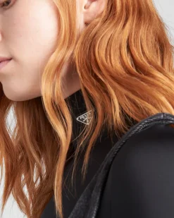 Mujer Prada CAMISETAS Y SUDADERAS^Top De Punto Con Cuello Alto