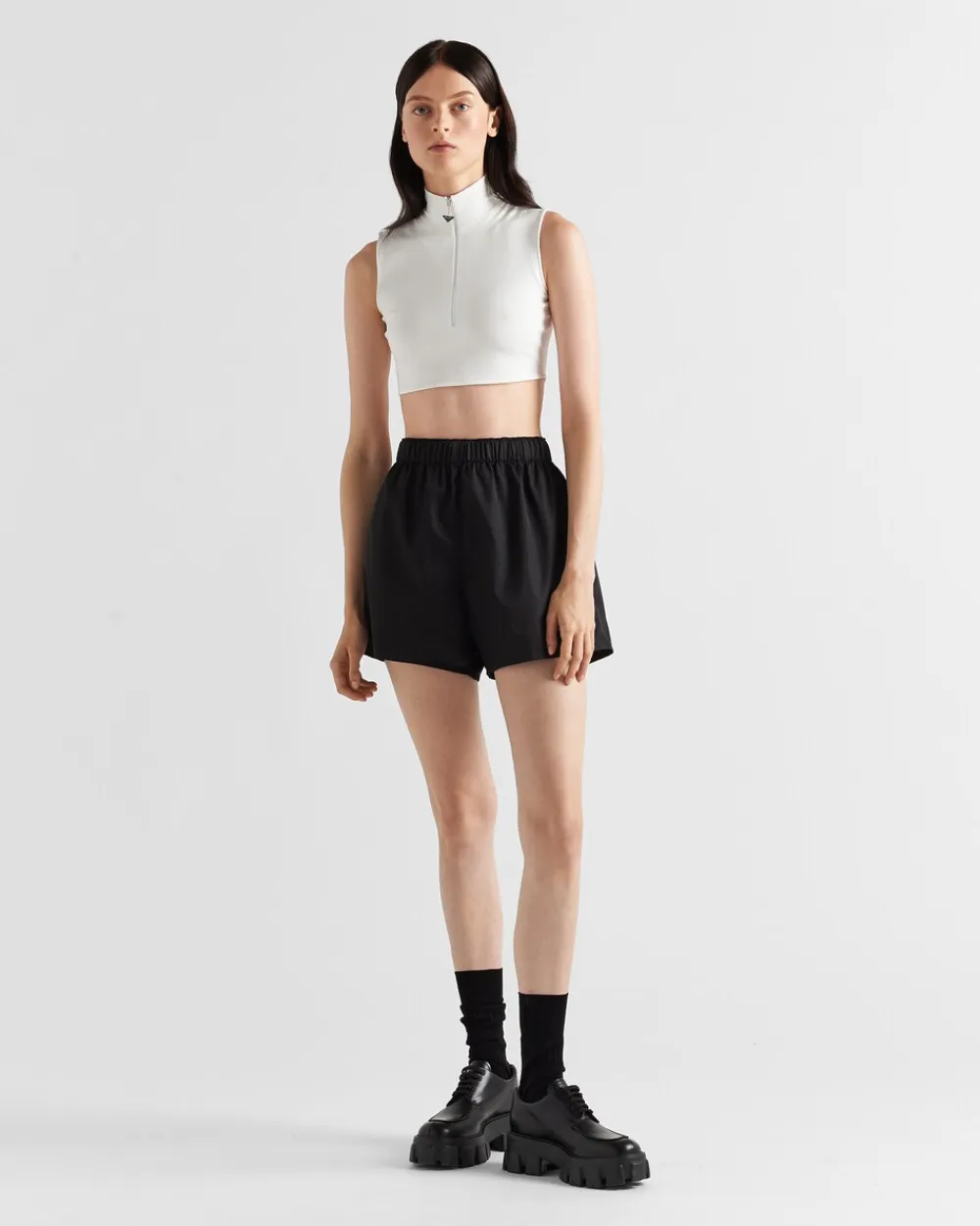 Mujer Prada CAMISETAS Y SUDADERAS^Top De Punto Elástico