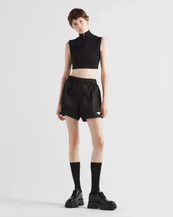 Mujer Prada CAMISETAS Y SUDADERAS^Top De Punto Elástico