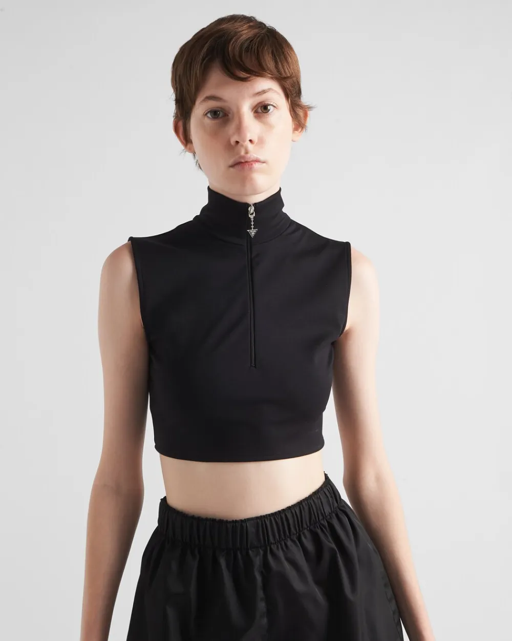 Mujer Prada CAMISETAS Y SUDADERAS^Top De Punto Elástico
