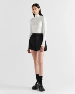 Mujer Prada CAMISETAS Y SUDADERAS^Top De Punto Elástico