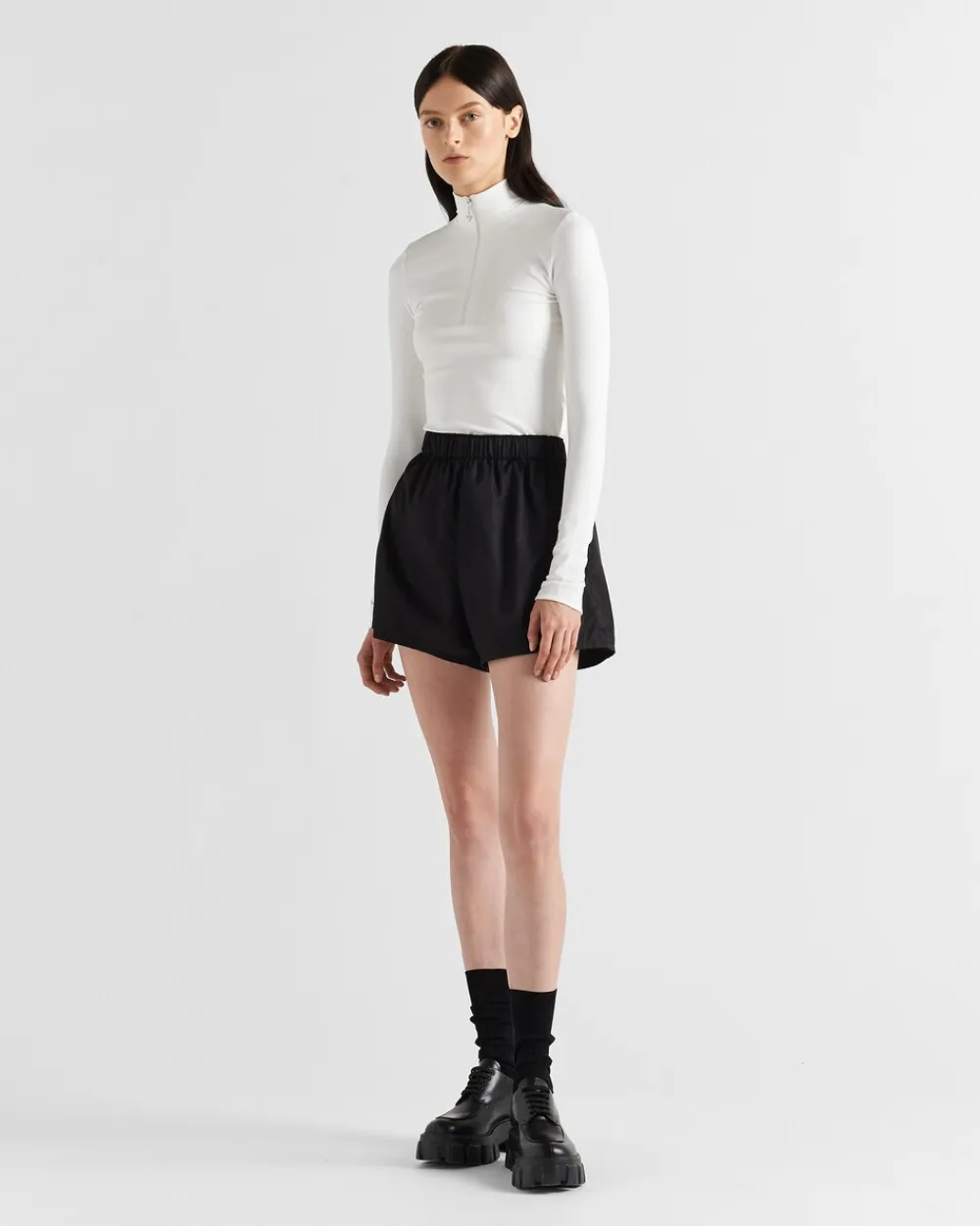 Mujer Prada CAMISETAS Y SUDADERAS^Top De Punto Elástico