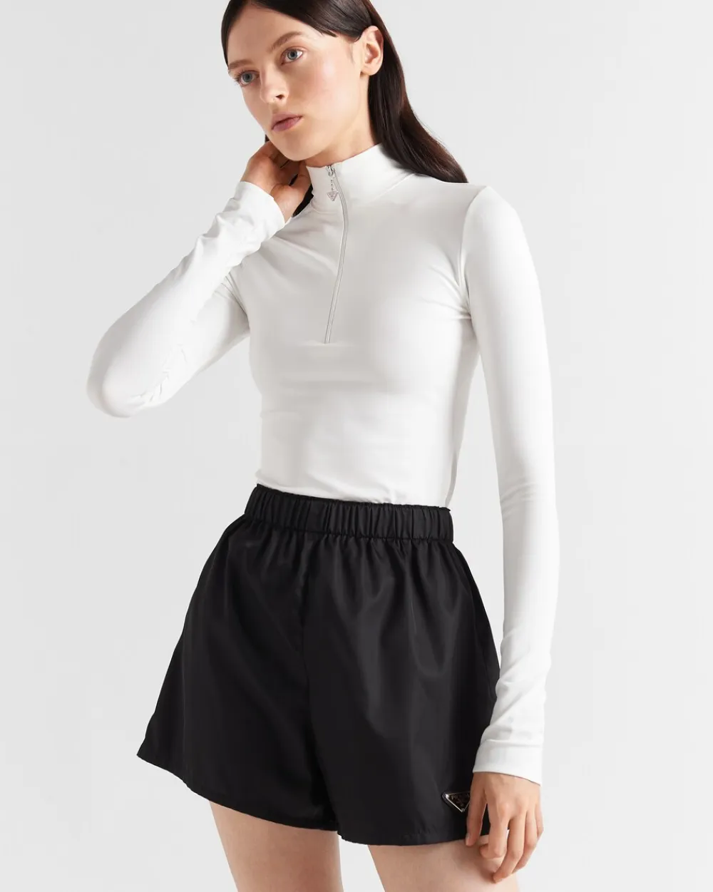 Mujer Prada CAMISETAS Y SUDADERAS^Top De Punto Elástico