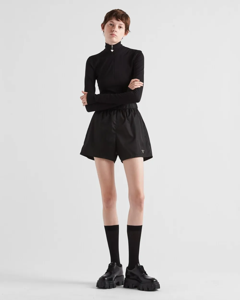 Mujer Prada CAMISETAS Y SUDADERAS^Top De Punto Elástico